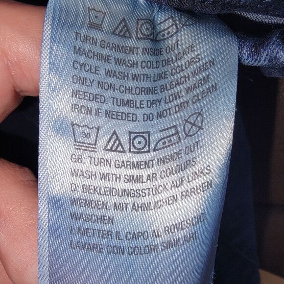 Denim & Co. Easy Stretch Petite Wide Leg Jeans with Seaming Detail 24WP - Picture 6 of 7